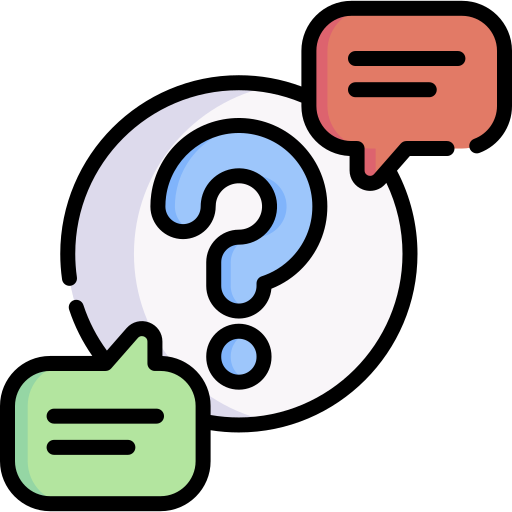 ícone perguntas frequentes